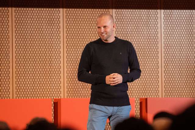 Prof. Van Quaquebeke delivering a TEDx keynote